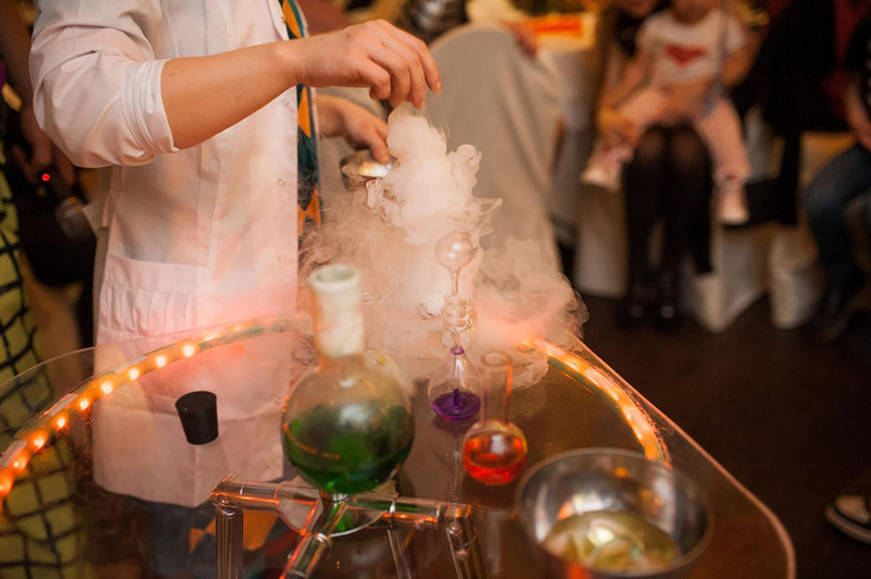 Крио шоу с жидким азотом Потешки