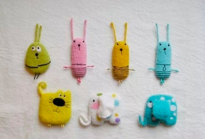 Мастер-класс "Игрушки из фетра"